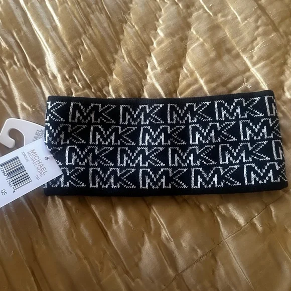 Michael Kors monogram headband accessories hat Michael Kors Black Hair Accessories for Women | Mercari main image 2
